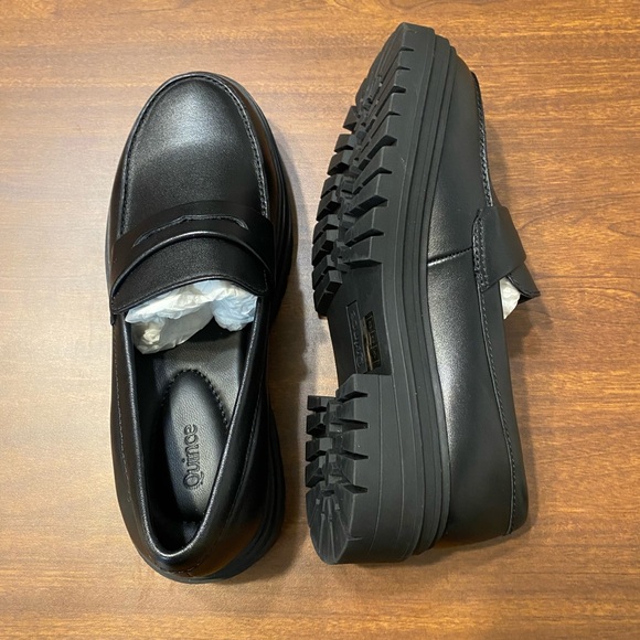 Quince Women's Black Loafers woman’s size 6 - Picture 4 of 7